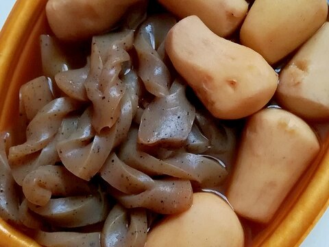 里芋とこんにゃくの煮物